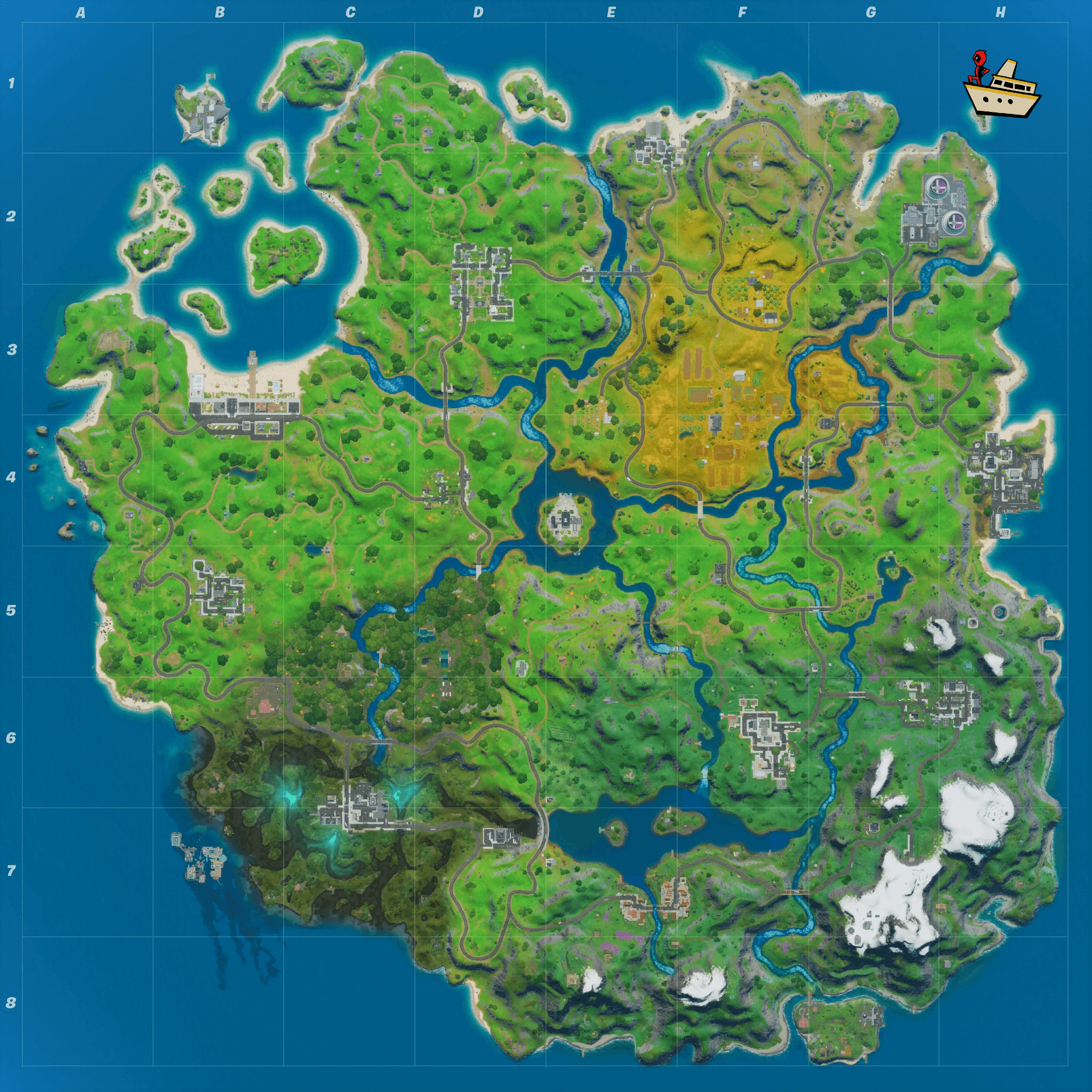 Fortnite Chapter 2 Season 2 Map